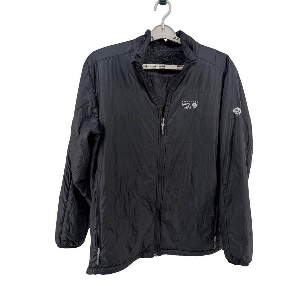 Mountain Hardwear Mens XL Black Quilted Full Zip Insulated Puffer Jacket RN89674